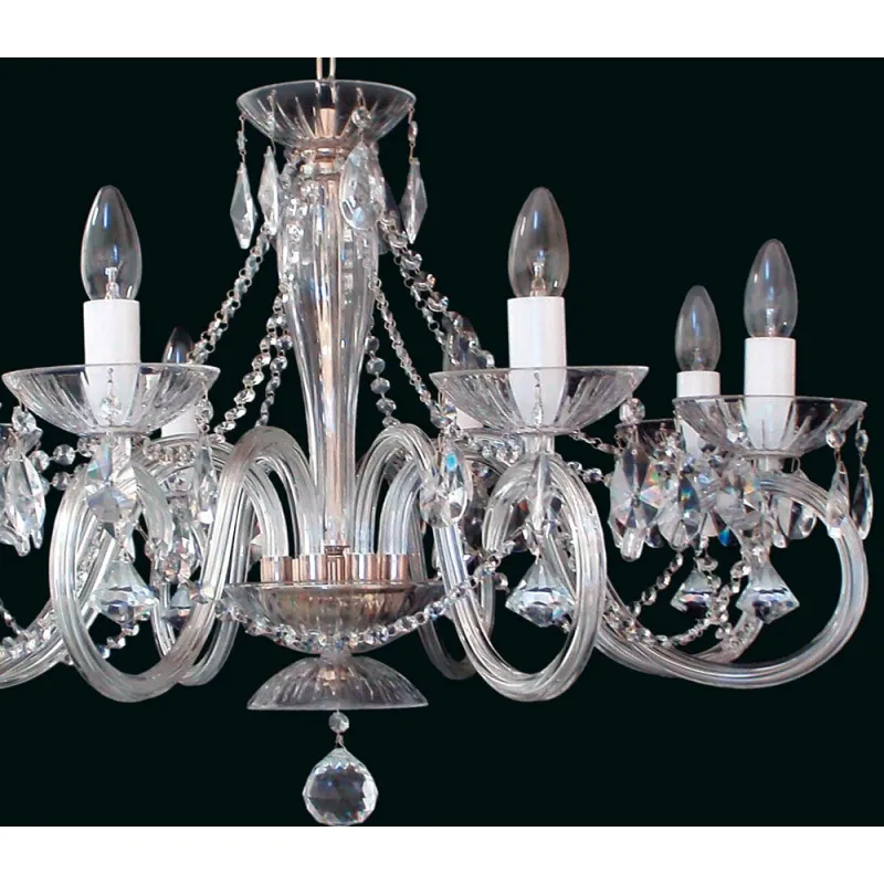 Candelabru Cristale, Bohemia, E14, EL0102248021, Crystal