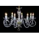 Candelabru Cristale, Sticla, Bohemia, E14, EL0102248023, Crystal