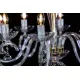 Candelabru Cristale, Sticla, Bohemia, E14, EL0102248023, Crystal