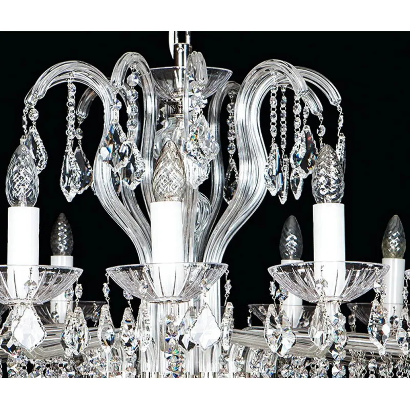 Candelabru Cristale, Bohemia, E14, EL0102262004, Crystal