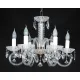 Candelabru Cristale, Sticla, Bohemia, E14, EL0102266022, Crystal