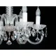 Candelabru Cristale, Sticla, Bohemia, E14, EL0102266022, Crystal