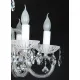 Candelabru Cristale, Sticla, Bohemia, E14, EL0102266022, Crystal