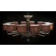 Candelabru Cristal, Bohemia, E14, EL0102271200SDSMOKE, Crystal