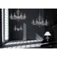 Candelabru Cristale, Sticla, Bohemia, E14, EL010250804, Crystal