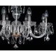 Candelabru Cristale, Sticla, Bohemia, E14, EL010250804, Crystal
