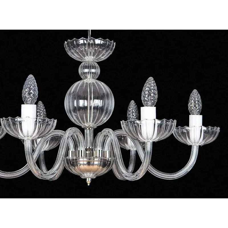 Candelabru Cristale, Sticla, Bohemia, E14, EL010251600, Crystal
