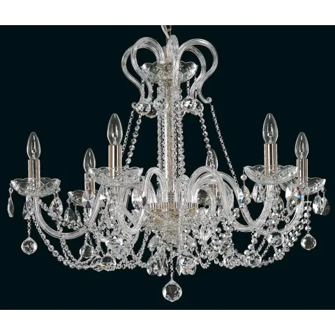 Candelabru Cristale, Bohemia, E14, EL0103506+9H06, Crystal