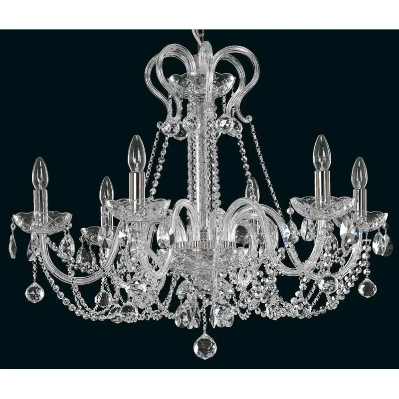 Candelabru Cristale, Bohemia, E14, EL0103506+9H06, Crystal