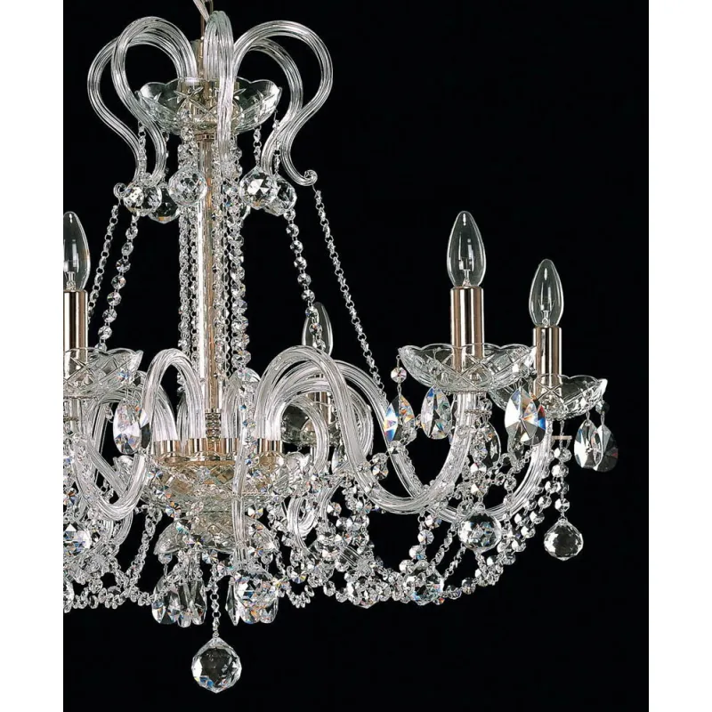 Candelabru Cristale, Bohemia, E14, EL0103506+9H06, Crystal