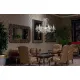 Candelabru Cristale, Bohemia, E14, EL010351602, Crystal