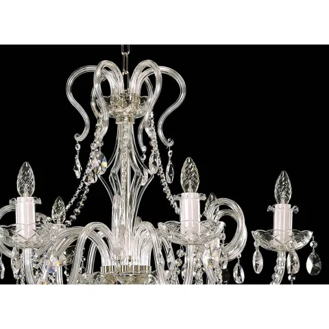 Candelabru Cristale, Bohemia, E14, EL010351602, Crystal