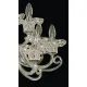 Candelabru Cristale, Sticla, Bohemia, E14, EL0104001200, Crystal