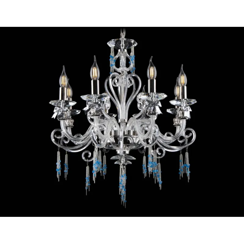 Candelabru Cristal, Bohemia, E14, EL0104048053N, Crystal