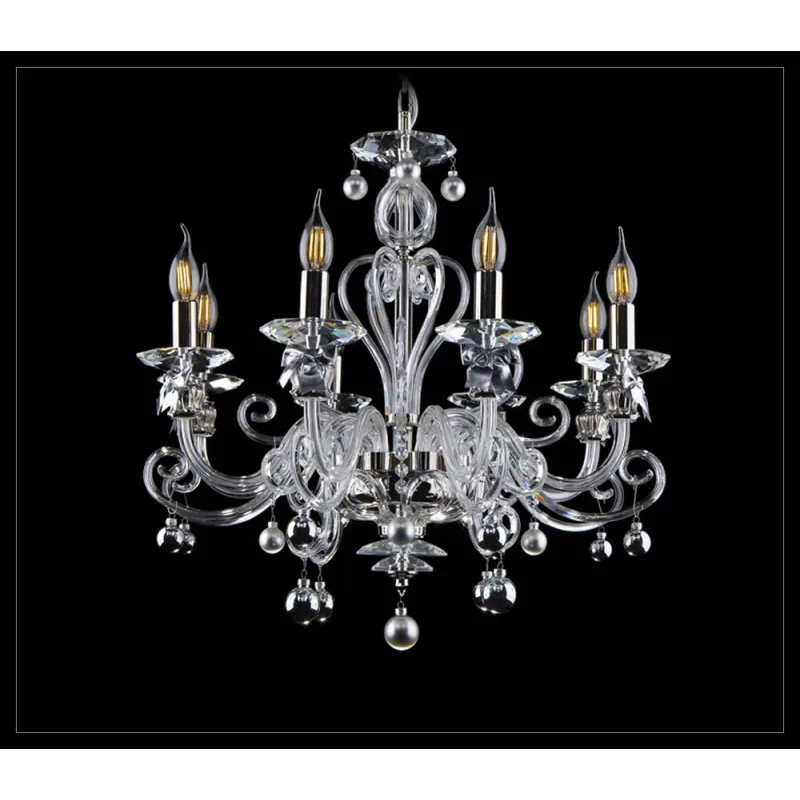 Candelabru Cristal, Bohemia, E14, EL010404807N, Crystal