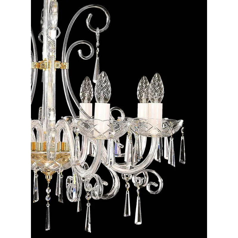 Candelabru Cristale, Bohemia, E14, EL010411803, Crystal