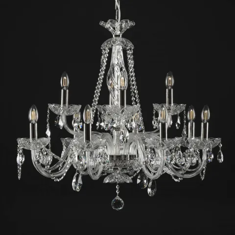 Candelabru Cristale, Modern, Bohemia, E14, EL0104151202PB, Crystal