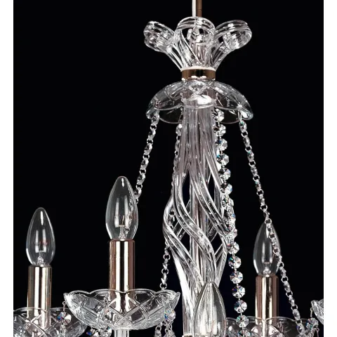 Candelabru Cristale, Bohemia, E14, EL0104151802, Crystal