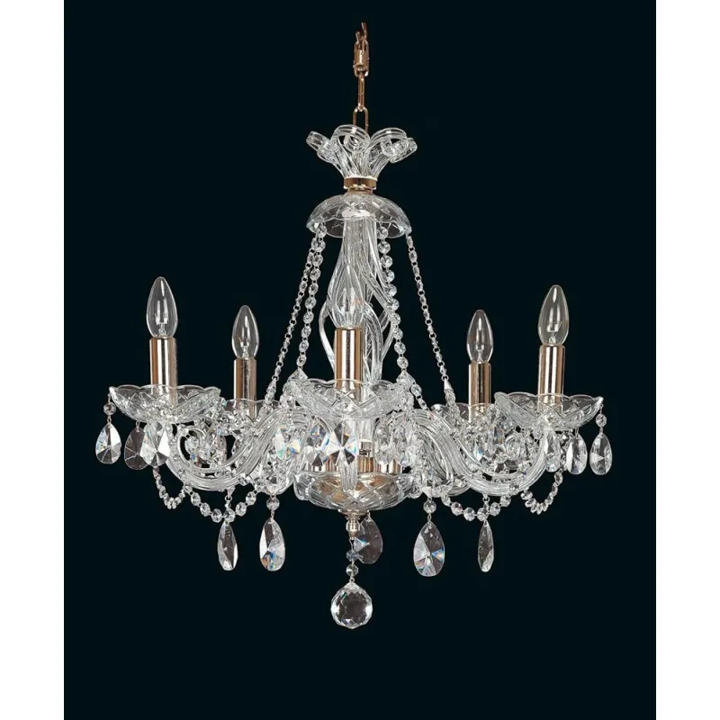 Candelabru Cristale, Bohemia, E14, EL010415502, Crystal