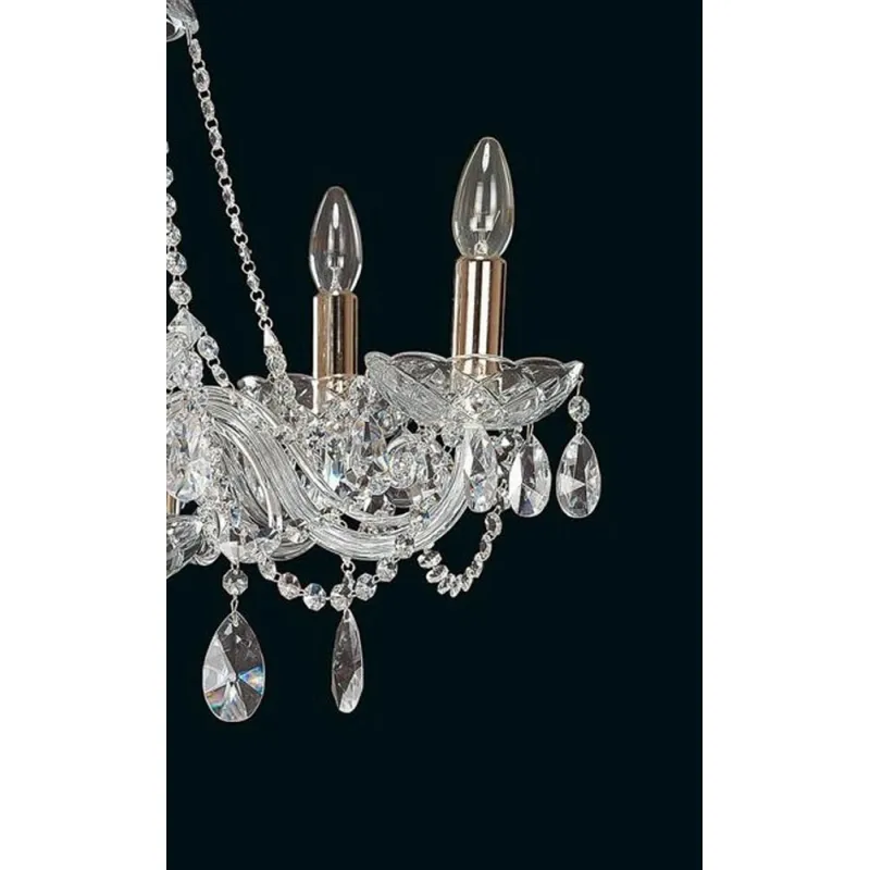 Candelabru Cristale, Bohemia, E14, EL010415502, Crystal