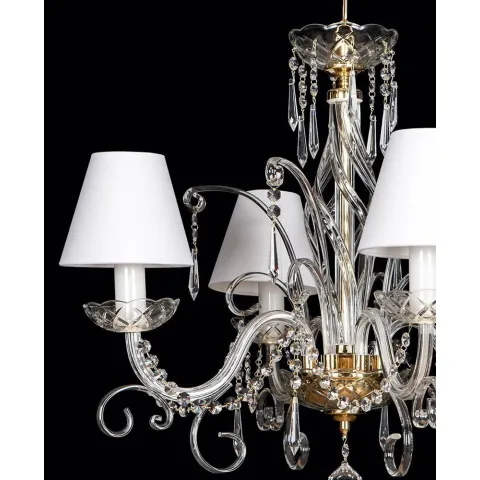 Candelabru Cristale, Abajururi, Bohemia, E14, EL010416403S, Crystal