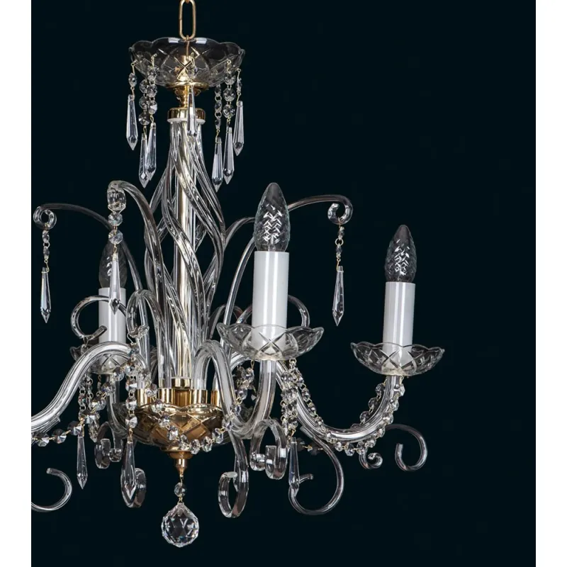 Candelabru Cristale, Modern, Bohemia, E14, EL010416403, Crystal