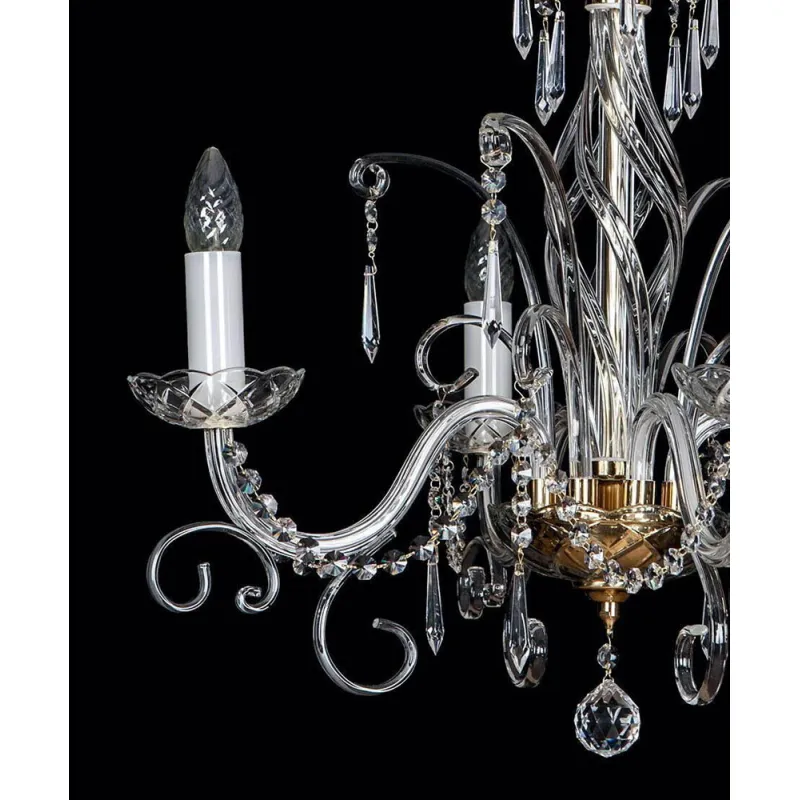 Candelabru Cristale, Modern, Bohemia, E14, EL010416403, Crystal
