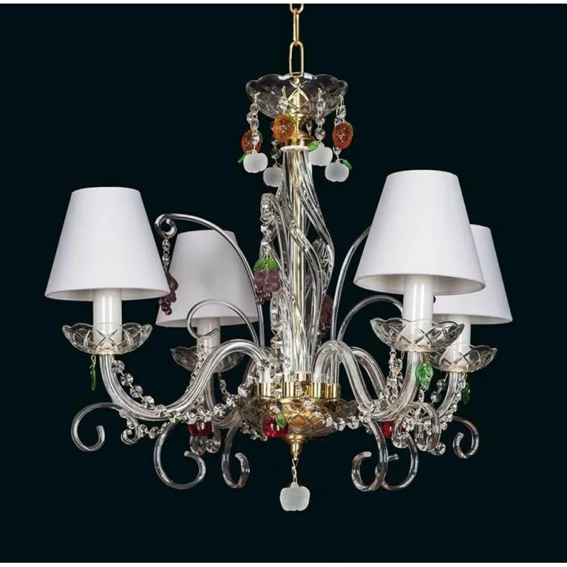 Candelabru Cristale, Abajururi, Bohemia, E14, EL010416412S, Crystal