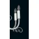 Candelabru Cristale, Sticla, Bohemia, E14, EL010416800, Crystal