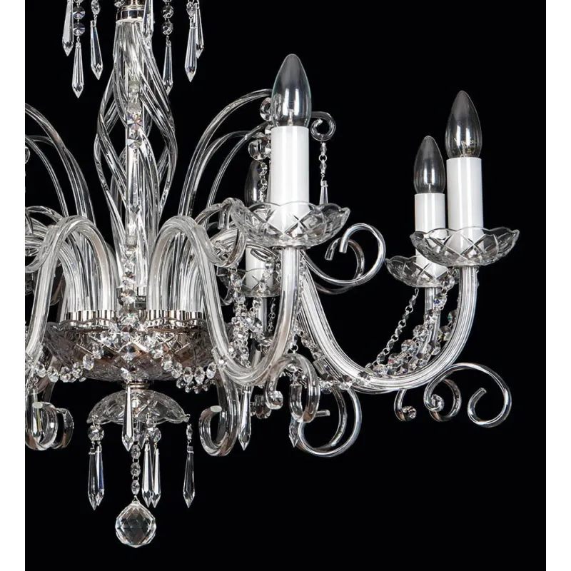 Candelabru Cristale, Modern, Bohemia, E14, EL010416803, Crystal