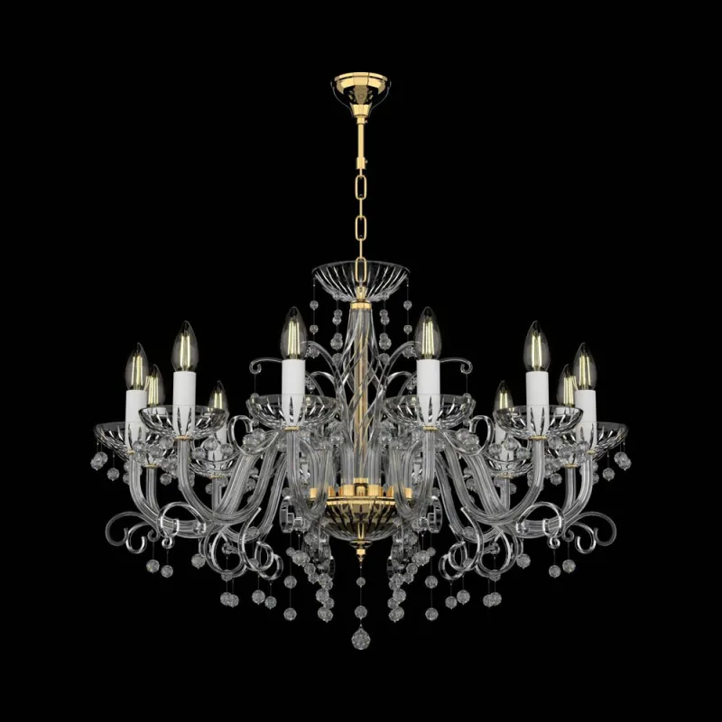 Candelabru Cristal, Bohemia, E14, EL0104171209, Crystal
