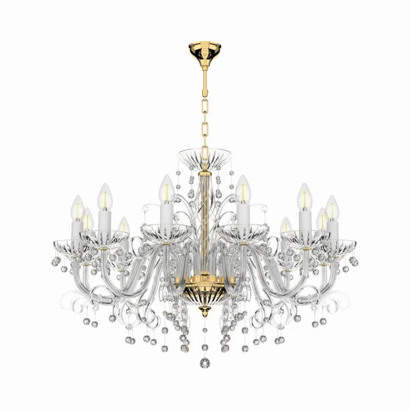 Candelabru Cristal, Bohemia, E14, EL0104171209, Crystal