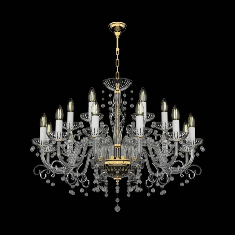 Candelabru Cristal, Bohemia, E14, EL0104171809, Crystal