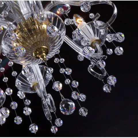 Candelabru Cristal, Bohemia, E14, EL010417609, Crystal