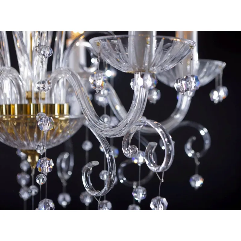 Candelabru Cristal, Bohemia, E14, EL010417809, Crystal