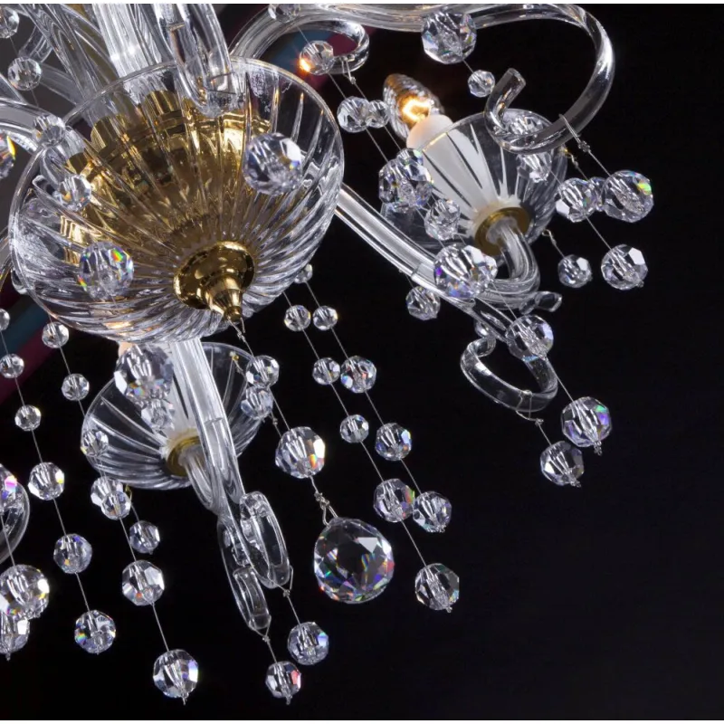 Candelabru Cristal, Bohemia, E14, EL010417809, Crystal