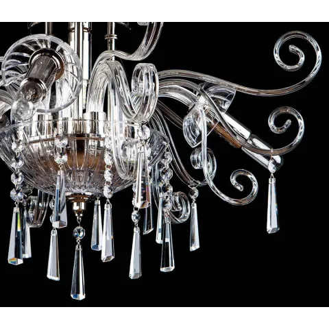 Candelabru Cristal, Bohemia, G9, EL0104183+103, Crystal