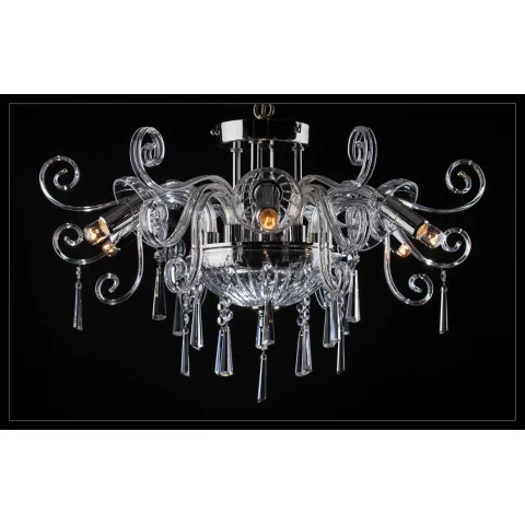 Candelabru Cristal, Bohemia, G9, EL0104186+103, Crystal