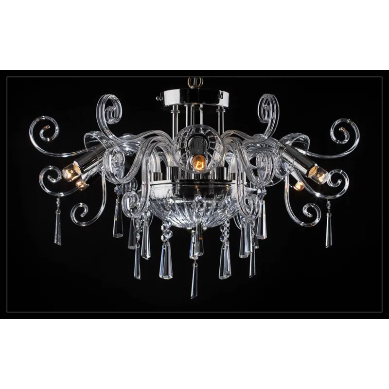 Candelabru Cristal, Bohemia, G9, EL0104186+103, Crystal