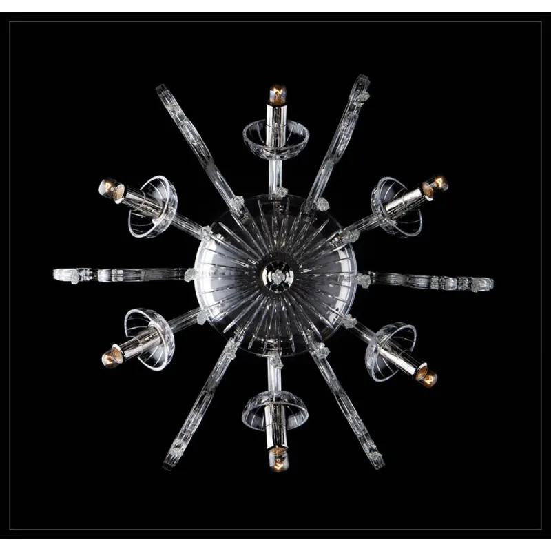 Candelabru Cristal, Bohemia, G9, EL0104186+103, Crystal