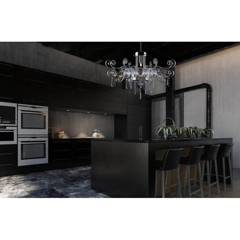 Candelabru Cristal, Bohemia, G9, EL0104188+103, Crystal