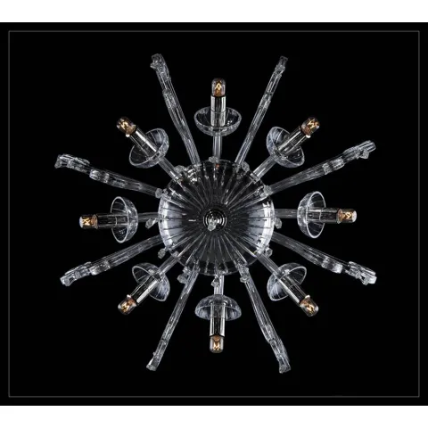 Candelabru Cristal, Bohemia, G9, EL0104188+103, Crystal