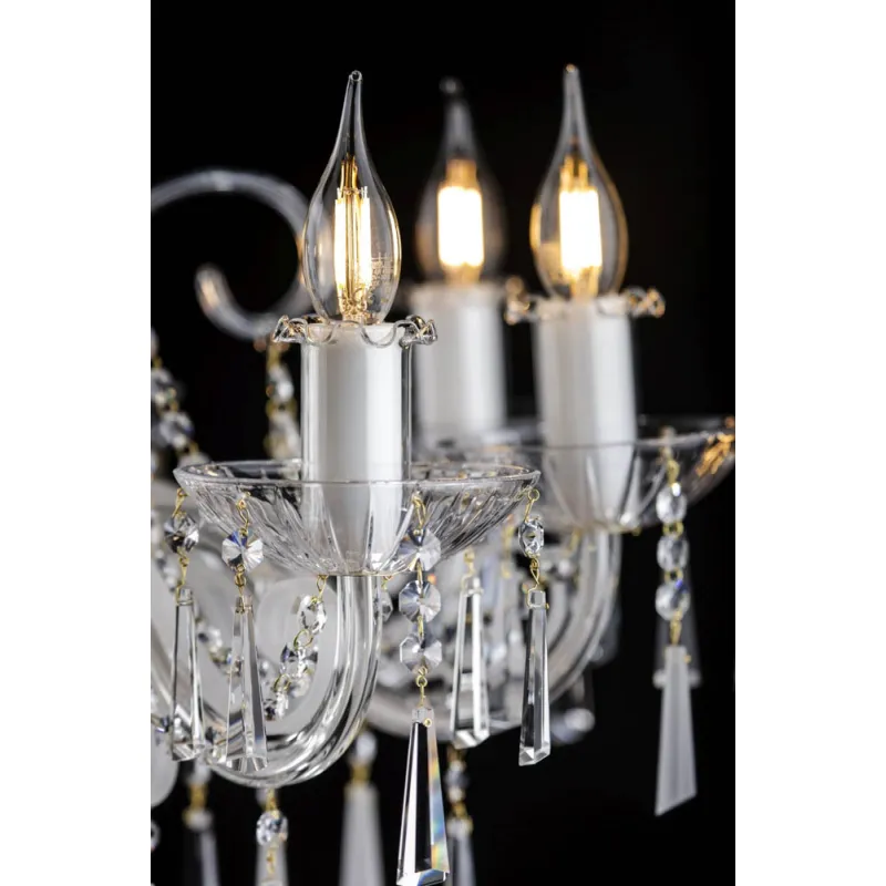 Candelabru Cristal, Bohemia, E14, EL010419803MAT, Crystal
