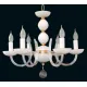 Candelabru Cristale, Sticla, Bohemia, E14, EL010422600opal, Crystal