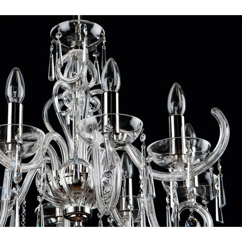 Candelabru Cristal, Bohemia, E14, EL010423803, Crystal