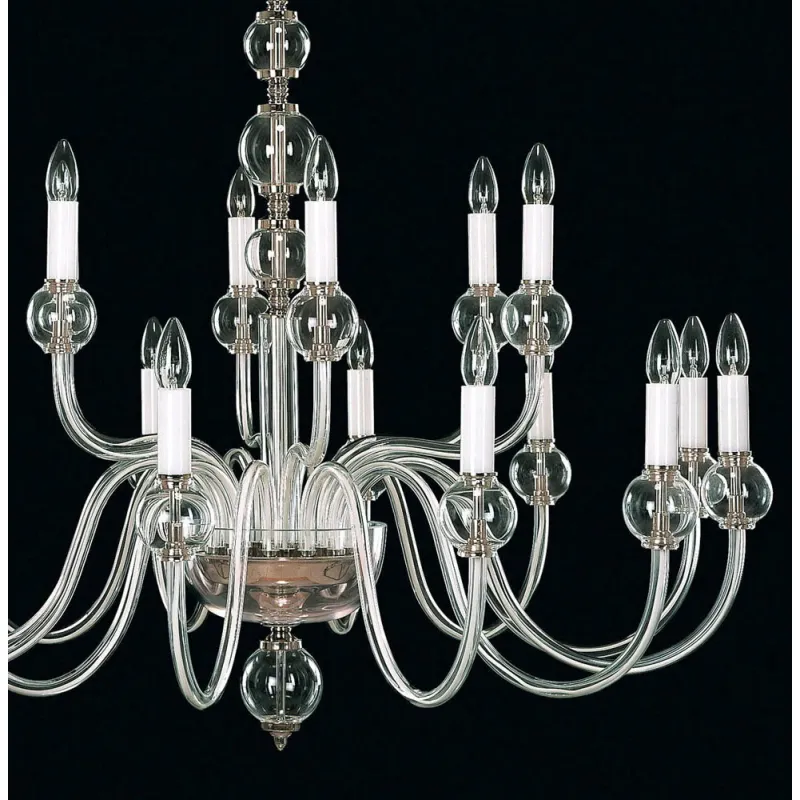 Candelabru Cristale, Sticla, Bohemia, E14, EL0104301800, Crystal
