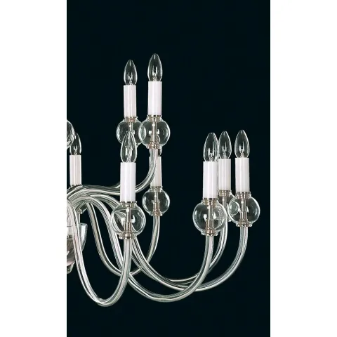 Candelabru Cristale, Sticla, Bohemia, E14, EL0104301800, Crystal