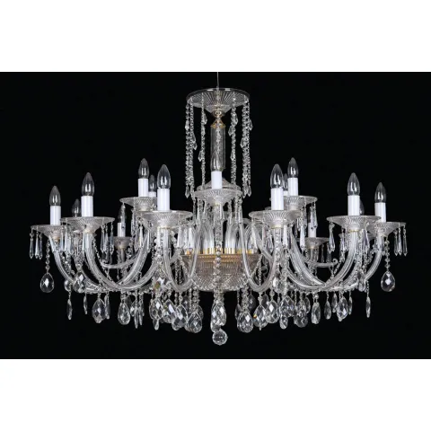 Candelabru Cristale, lux, Bohemia, E14, EL0104321808, Crystal