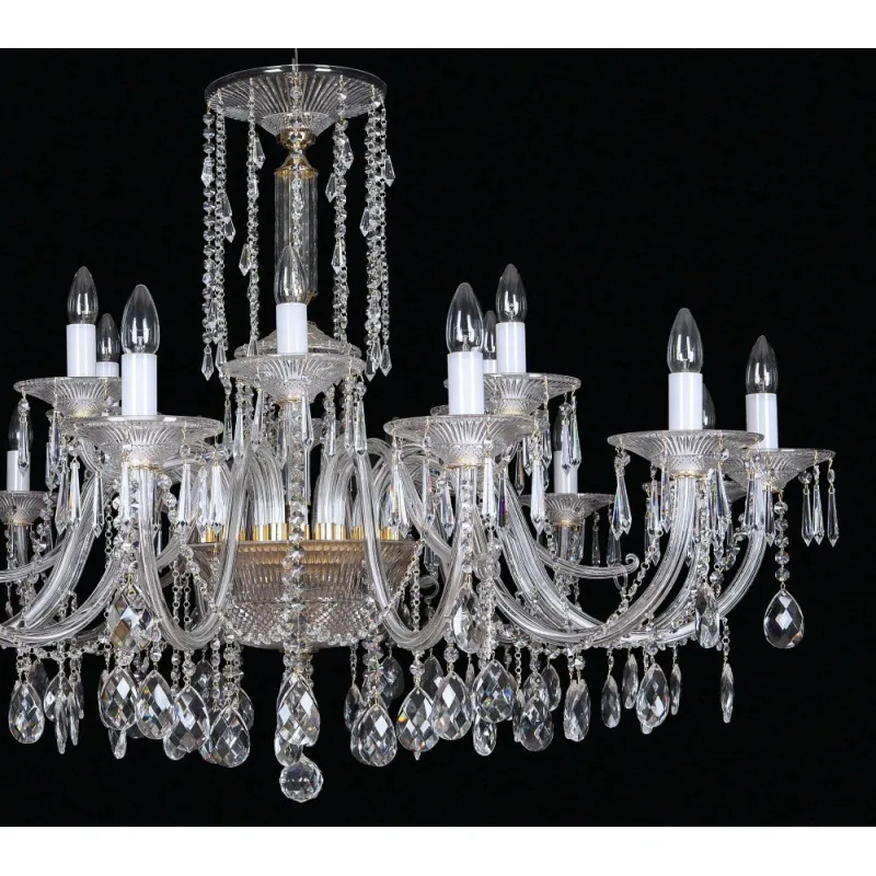 Candelabru Cristale, lux, Bohemia, E14, EL0104321808, Crystal
