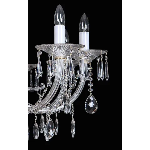 Candelabru Cristale, lux, Bohemia, E14, EL0104321808, Crystal